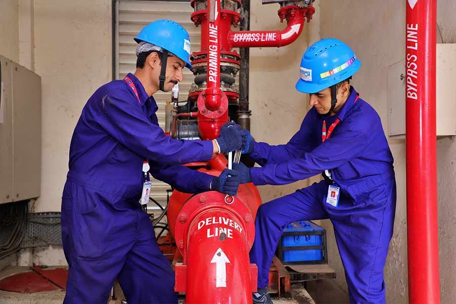 Technical maintenance work