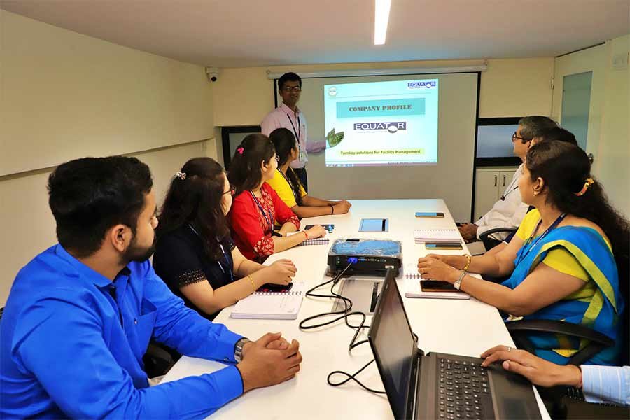 Staff training session